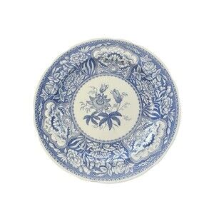Vintage Spode Blue Room Collection Floral Dinner Plate 10.5" Porcelain
